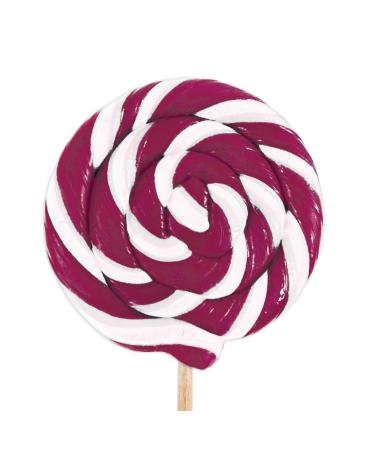 Handmade Raspberry Lollipops - Round 25g Set of 8 | International Shipping Available - Buy Online on GoSupps.com