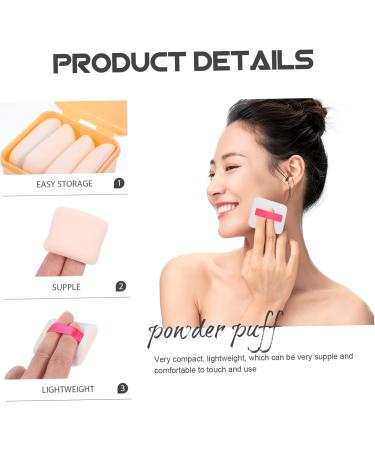 MAGICLULU 1 Box Foundation Puff Makeup Powder Puff Body Powder Puff Makeup Puffs Under Eye Powder Puff Finger Puff Make up Puffs Powder Puffs Setting Powder Puff Beauty Puff Makeup Sponge - Buy Online on GoSupps.com