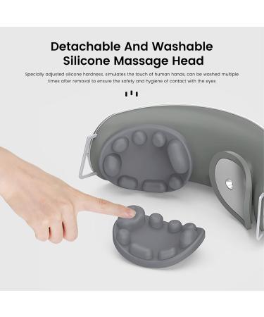 Eye Beauty Instrument - Electric Vibration Eye Mask | 4 Modes Music Hot Compress Removable Silicone Head for Home & Office - Buy Online on GoSupps.com