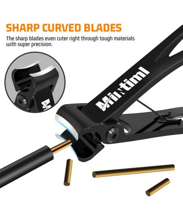 Thick Toenail Clippers - Extra Wide Jaw Opening, Long Handle, Heavy Duty Stainless Steel - 1 Pack for Men and Women - Includes Gift Box - Superior Quality - Buy Online on GoSupps.com