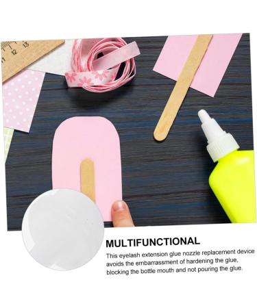 Baluue Replacement Caps for Eyelashes 50 Pieces Eyelash Extensions False Eyelashes and Glue - Buy Online on GoSupps.com