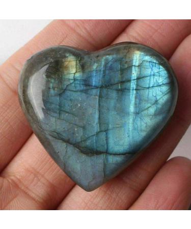 Natural Crystal Rough 3 Pieces of Natural Labradorite Crystal Heart Specimen Stones - Buy Online on GoSupps.com