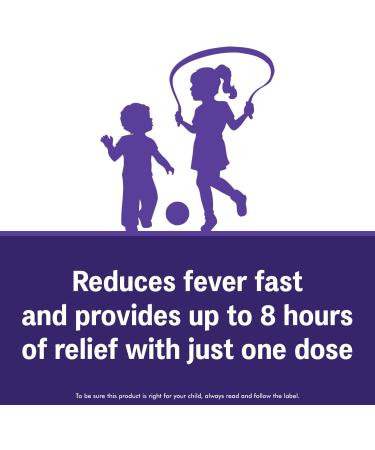 Children's Advil (100 ML Grape Flavour) Ibuprofen Suspension Temporary Fever Reducer 100 ML Grape - Buy Online on GoSupps.com