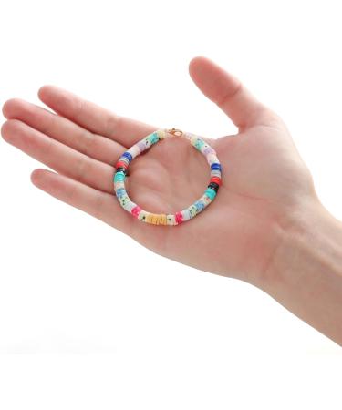 Polymer Clay Bead Kit - Heishi 10500+ pcs for Bracelets & Jewelry Making - Girls & Adults - Preppy Style - Buy Online on GoSupps.com