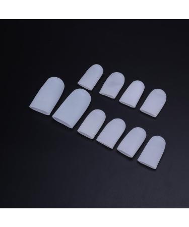 ROSENICE Silicone Toe Caps - 5 Pairs for Corn and Blisters Pain Relief - Buy Online on GoSupps.com