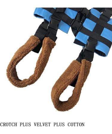 Full Body Lift Equipment & Patient Walking Strap for Seniors | Transfer Belt for Thighs Hips Waist & Back Support | Exercise-Assisted Walking Strap (Blue) - Buy Online on GoSupps.com