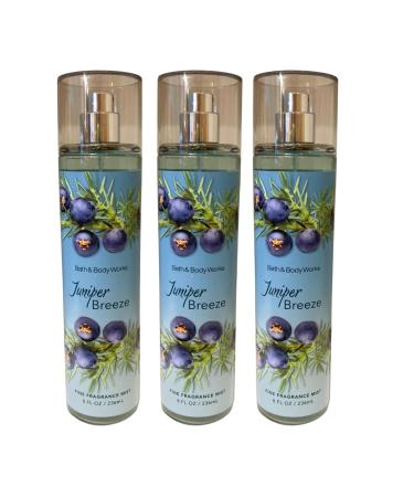 Bath & Body Works Juniper Breeze Fine Fragrance Mist 8oz - Pack of 3