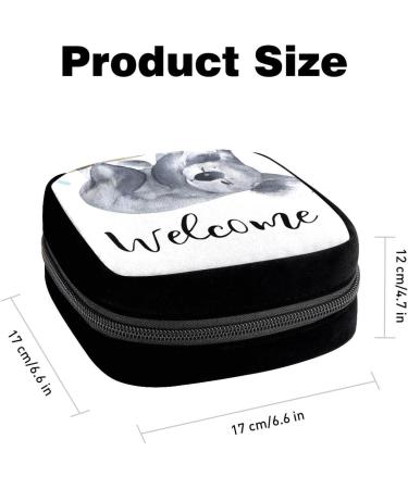 GIAPB Period Bag - Sanitary Napkin Storage & Makeup Pouch Animal Design - Color1092 - Buy Online on GoSupps.com