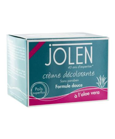 Jolen Bleaching cream, gentle formula, with aloe vera - The jar of 125 ml