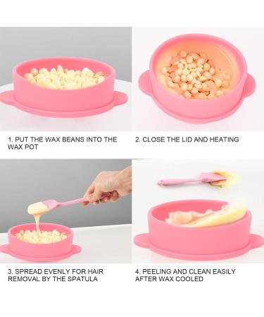 Replacement Wax Pot for Wax Warmer - Pink Silicone Hair Removal Accessory - Buy Online on GoSupps.com