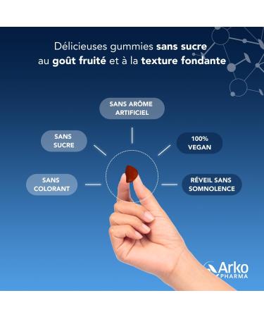 Arkorelax Sleep Gummies - Food Supplement for Fast Sleep and Quality Sleep - No Addiction - 30 Tablets - Buy Online on GoSupps.com
