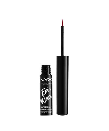 NYX PROFESSIONAL MAKEUP Epic Wear Liquid Liner Long-Lasting Waterproof Eyeliner - Red Red Matte