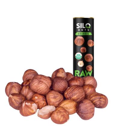 SILO Nuts, Organic Hazelnuts, Raw, 16oz, Filberts, Whole Hazelnut, with Skin, Shelled, GMO-Free Nuts, Vegan, Kosher, Great Snack for Parties and an Ingredient for Cooking, Bulk, Great Gift for a Healthy Diet, Rich in Fibers - Buy Online on GoSupps.com