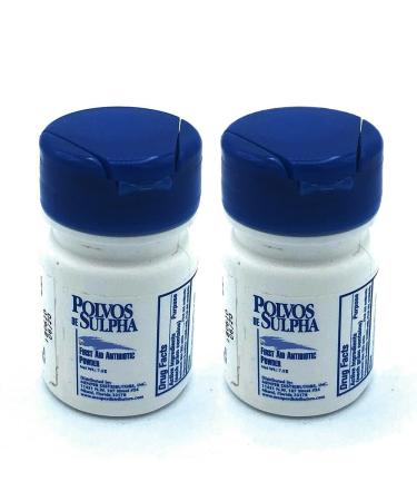 Polvos de Sulpha 7.5 gm.69 oz. First Aid Antibiotic Powder 2-Pack