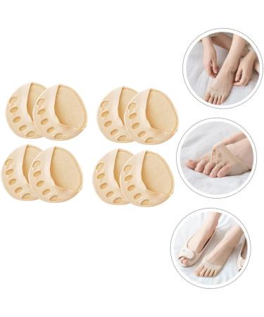 Buy Cabilock 4 Pairs Split Toe Socks Cotton Forefoot Pads for Women Chunky Heel Comfort 10x10CM International Shipping Available - Buy Online on GoSupps.com
