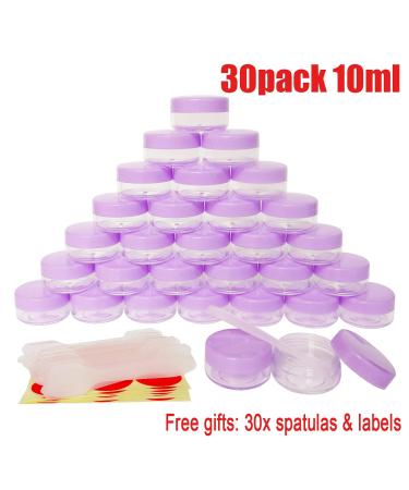 Greatforu 30pcs 10g ProbeShn Nail Art 10ml Empty Cosmetic Containers - Ideal for Lip Balm Creams Ointments & Powders - International Shipping Available - Buy Online on GoSupps.com