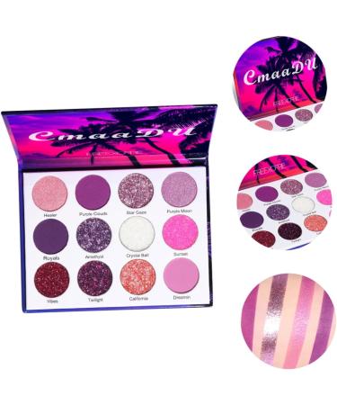 Healeved 3 Boxes Eyeshadow Palette Cosmetic Accessory Makeup Pallet Glitter Eye Shadow Plastic Colorful 1 count (Pack of 1) Colorfulx3pcs - Buy Online on GoSupps.com