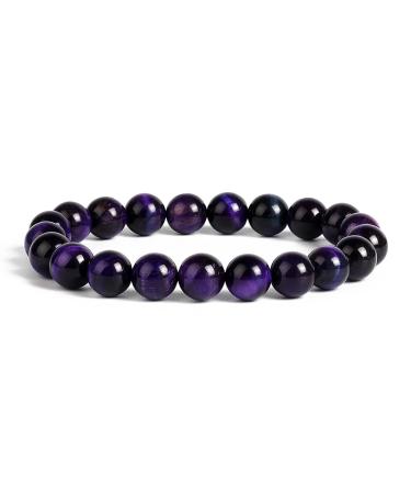 Original Tiger Eye Bracelets Men Energy Natural Stone Bead Bracelets Women Quartz Agates Feng Shui Wealth Jewelry Pulseras 9 8mmBeads23cm 9 8mmBeads23cm