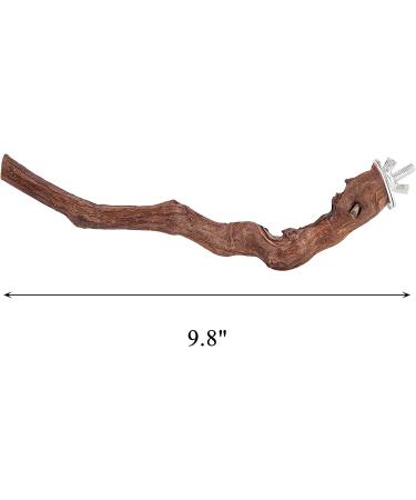 Mogoko Natural Grapevine Bird Perches 2-Pack for Parrots, Parakeets, Cockatiels, Conures, Macaws, Love Birds, Finches - Birdcage Stands and Accessories - Buy Online on GoSupps.com