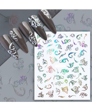 Nail Supplies Manicure Decor Retro Nail Decorations Nail Art Decorations Nail Art Sticker Boho Totem Nail Sticker Nail Jewelry Accessories(2 white) White2 - Buy Online on GoSupps.com