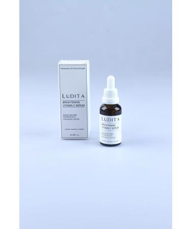 Ludita Illuminating Tone-Equalizing Vitamin C Serum (Vitamin C 10% + Hyaluronic Acid 2%)" - Buy Online on GoSupps.com