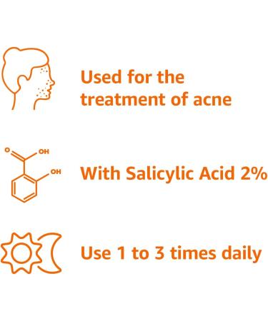 Amazon Basics Advanced Blemish Spot Treatment with 2% Salicylic Acid Acne Medication 0.75 Fluid Ounces 1-Pack - Buy Online on GoSupps.com
