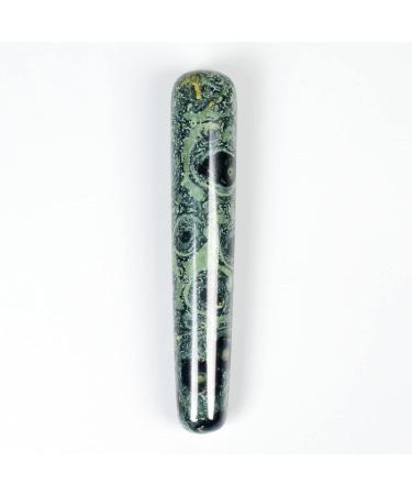 Natural Stone Crystal Rod Set - Hand-Carved Massage Tab & Medicinal Crystals for Pelvic Floor Exercise - 3 Pieces + Green - Buy Online on GoSupps.com