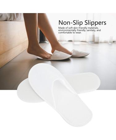 Buy Lyrlody Portable Non-Slip Hotel House Shoes - 50 Pairs of Comfortable Disposable Slippers for Hotels Spas and Air Travel | Universal Size - Buy Online on GoSupps.com