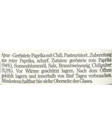 Granny's Secret Ajvar Roasted Peppers with Chili - Authentic Serbian Flavor (200g) - International Shipping Available - Buy Online on GoSupps.com