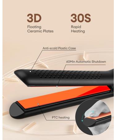 360 Airflow Styler - Professional 2-in-1 Curling Iron & Straightener | Ionic Titanium Flat Iron with Auto Shut Off & 5 Temp Settings Perfect for International Shipping - Buy Online on GoSupps.com