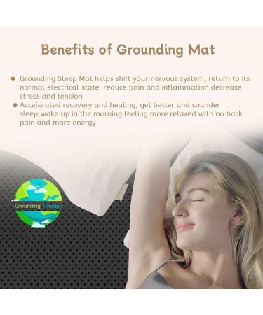 Losuvero Grounding Mat - Breathable Grounded Mattress Pad 68.6x198.1 cm | 100% Conductive Carbon Cover Cushion for Better Sleep - Buy Online on GoSupps.com