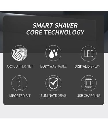 ZJchao Electric Beard Trimmer & Nose Clipper - USB Waterproof Grooming Kit for Men - Buy Online on GoSupps.com