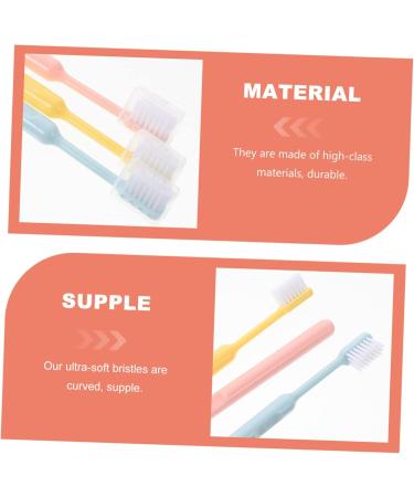 HOMSFOU 6pcs Soft Toothbrushes with Protective Case | Family Pack Travel Nylon | International Shipping Available - Buy Online on GoSupps.com