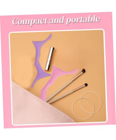 Housoutil Silicone Molds Silicone Makeup Stencil Brow Shaping Template Beauty Tools Eye Protection Miss 17.3x5.9cm Pink - Buy Online on GoSupps.com