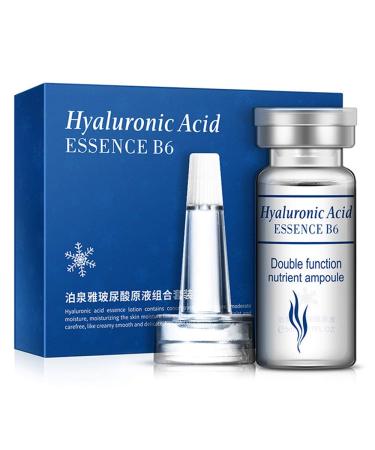 BIOAQUA Hyaluronic Acid Essence B6 Glycerol Tender Smooth Skin Serum Plant Extracts Nourishing Moisturizing 5ml*10PCS/Box