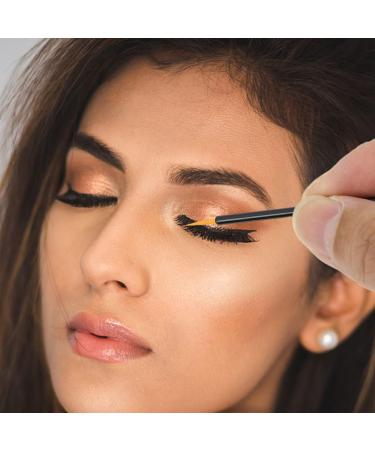 FOMIYES 100pcs Disposable Eyeliner Brush Makeup Brush Lip Liner Brush Girls Cosmetic Brush Applicator Woman - Buy Online on GoSupps.com