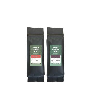 Variety Pack (F) - 2 (1 lb.) Varieties of Unroasted DECAF Coffee Beans Variety Pack F
