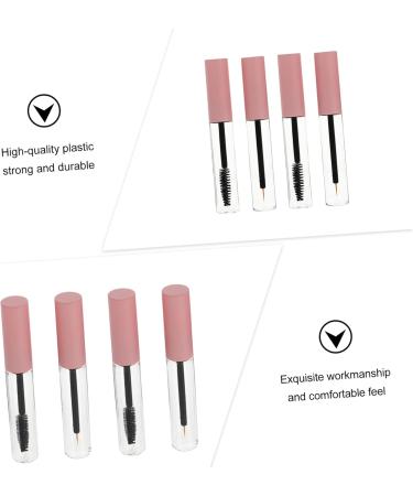 HAPINARY 8 Pcs Eyeliner Stick Mascara Tube Bottle Transparent Lip Gloss Tube Transparent Mascara Pink The Pet - Buy Online on GoSupps.com