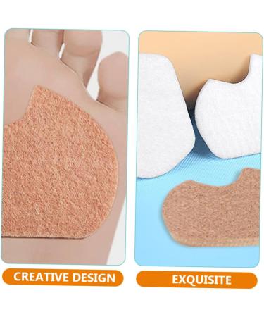 FOMIYES 30 Pairs Forefoot Pad Shoe Inserts Women's Heel & Forefoot Cushions Adhesive & Reusable Wool Felt Miss Five Toes Protector - Buy Online on GoSupps.com