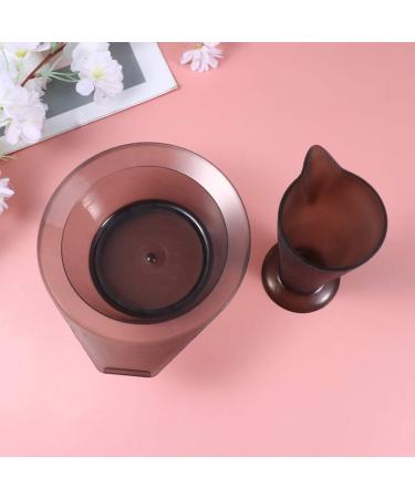 Beaupretty Hair Dye Brush and Bowl Set Measuring Cup Professional Hair Coloring Tool Kit Color Mixing Bowl Dyeing Tinting Brush Applicator or Home Barber Salon 4pcs - Buy Online on GoSupps.com