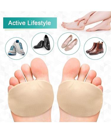 Forefoot Cushion Gel & Metatarsal Sleeves Soft Gel Foot Cushion for Morton s Neuroma Bunion Relief & Pain Relief - Buy Online on GoSupps.com