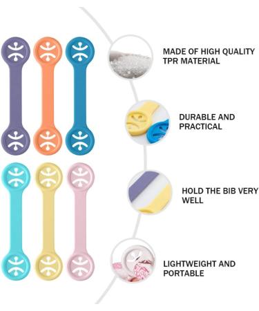 TOYANDONA 6pcs Adjustable Bib Clip Neck Strap Napkin Holder for Babies Elderly & Adults | Secure Lanyard Fixer for Everyday Use - Buy Online on GoSupps.com