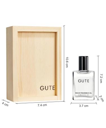 GUTE Beach Fragrance Perfume Oil Women's Rollerball Aroma Notes of Ocean Fresh Coconut Oil Surf Wax & Sunscreen Beach Walk & Ocean Smelling Salty Night & Day Spray Beachy Surf - 0.5 Fl Oz - Buy Online on GoSupps.com