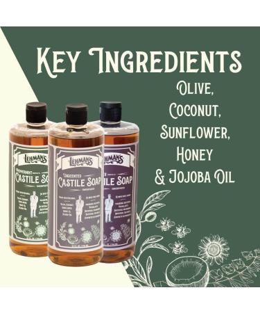 Lehman s Concentrated Liquid Castile Soap - Natural & Gentle Multipurpose Cleaner 32 fl oz Peppermint Scent - Eco-Friendly International Shipping - Buy Online on GoSupps.com