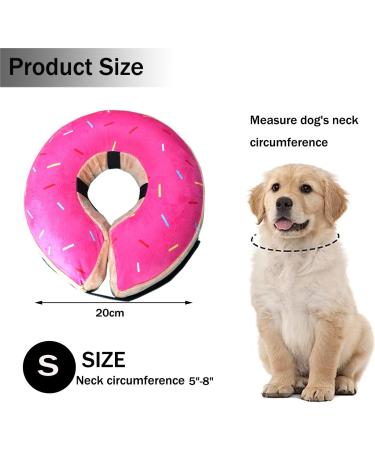 YQkangzhu Inflatable Dog Collar Pet Neck Donut Cone Collar Soft Protective Recovery Collar for Dogs and Cats Anti Licking Cones for Pet Injured Surgery Adjustable E Collar Does not Block Vision(M) - Buy Online on GoSupps.com
