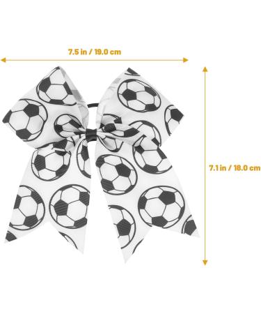 minkissy Elastic Ponytail Holder Soccer Hair Tie Soccer Hair Bow Tie Soccer Hair Accessory for Girl - Buy Online on GoSupps.com