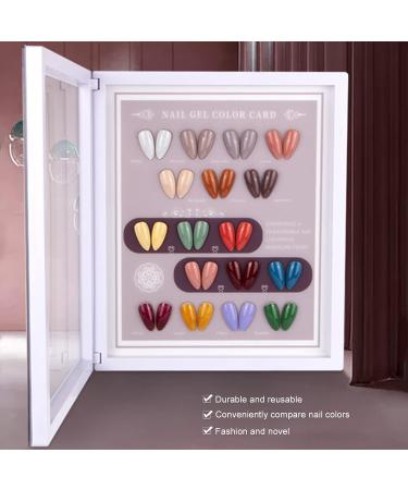 Nail Polish Display Book Nail Tip Display Book Plastic Material for Studio for Home for Life for Shop - Buy Online on GoSupps.com