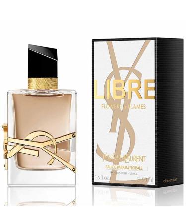 YVES SAINT LAURENT Libre Flowers & Flames Eau De Parfum Florale Spray for Women 1.7 Ounce - Buy Online on GoSupps.com