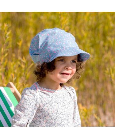 PICKAPOOH Peaked Cap Rico for Children - Organic Cotton 48 Flower Pink | Eco-Friendly Kids' Hat - Buy Online on GoSupps.com