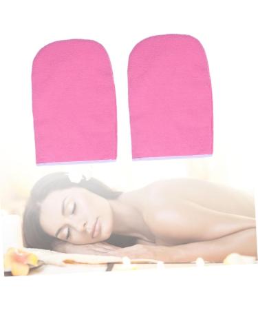 FOMIYES 2 Pairs Paraffin Wax Gloves Insulated Gloves Hand Spa Cover Hand Treatment Mitts Bath Treatment Mitt Pink Thicken Cotton Gloves - Buy Online on GoSupps.com